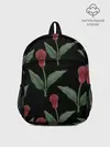 Рюкзак детский / Красные каллы на черном