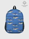 Рюкзак детский / Акулы Паттерн