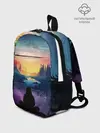 Рюкзак детский / ПЕЙЗАЖ НАД ЗВЕЗДАМИ