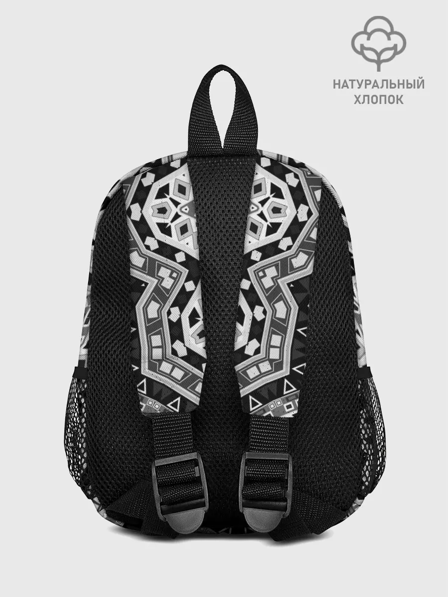 Рюкзак детский / Черно-белый орнамент