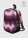 Рюкзак детский / Черно-пурпурный калейдоскоп