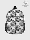 Рюкзак детский / Черно-белый абстрактный узор