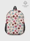 Рюкзак детский / Пончики донаты паттерн