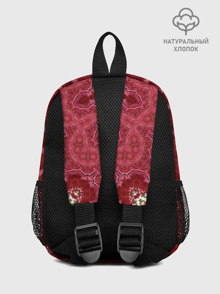 Рюкзак детский / Красно-розовый калейдоскоп