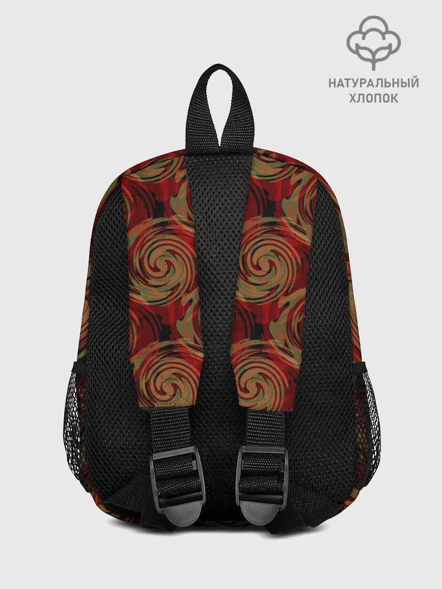 Рюкзак детский / Красно-оливковый ретро