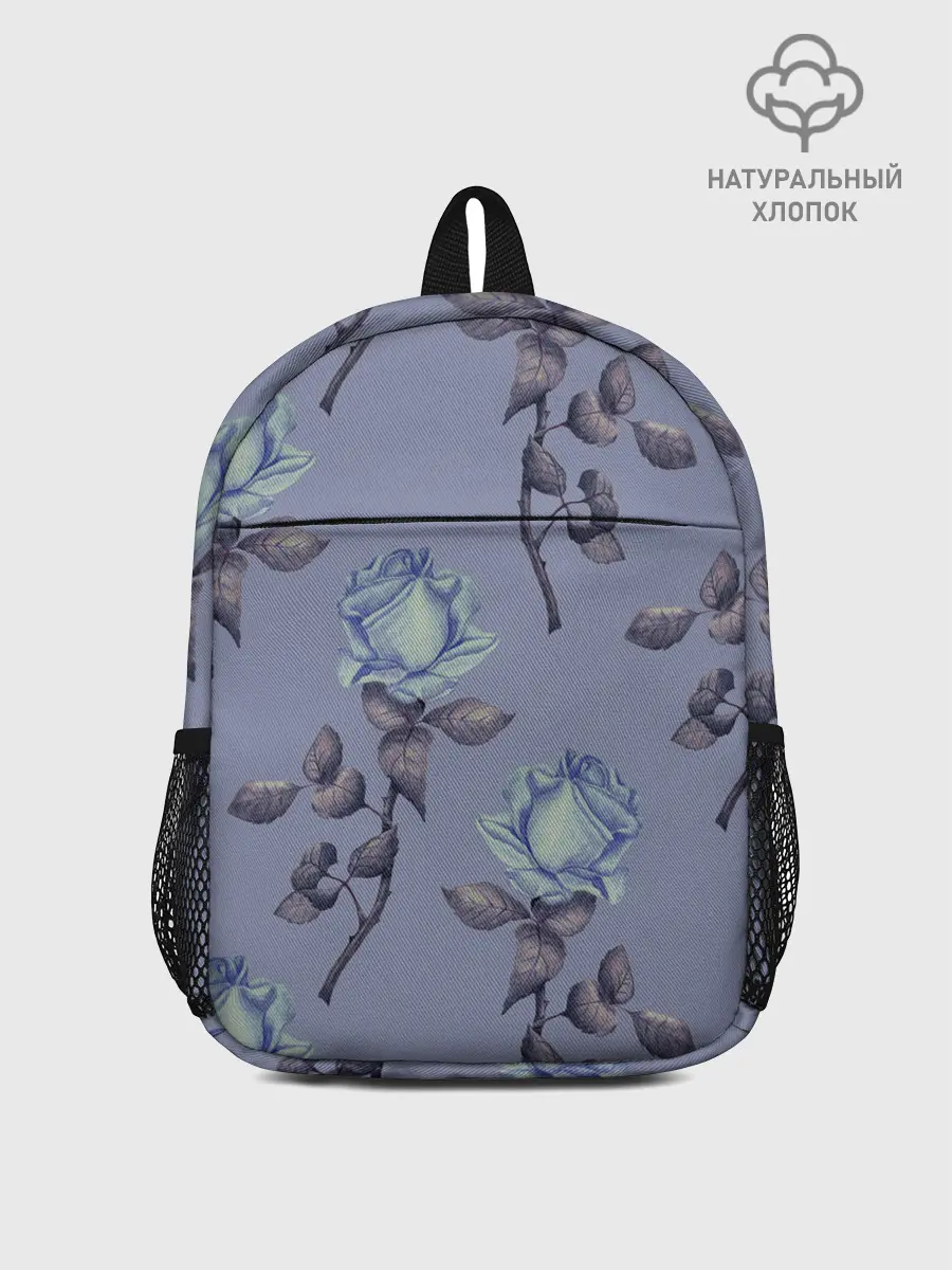 Рюкзак детский / Голубые розы