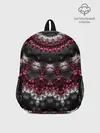 Рюкзак детский / Красно-черный мозаичный узор