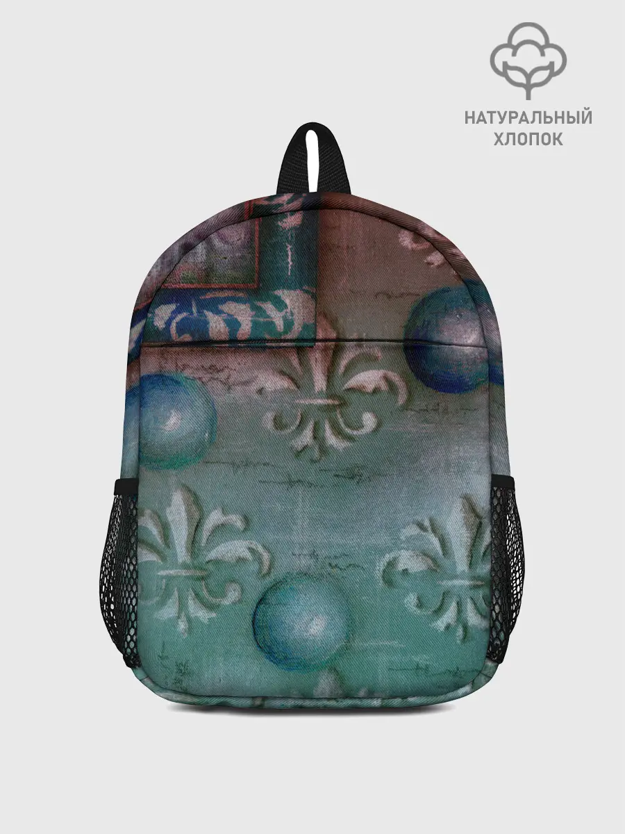 Рюкзак детский / Объемная абстракция - Флер-де-лис