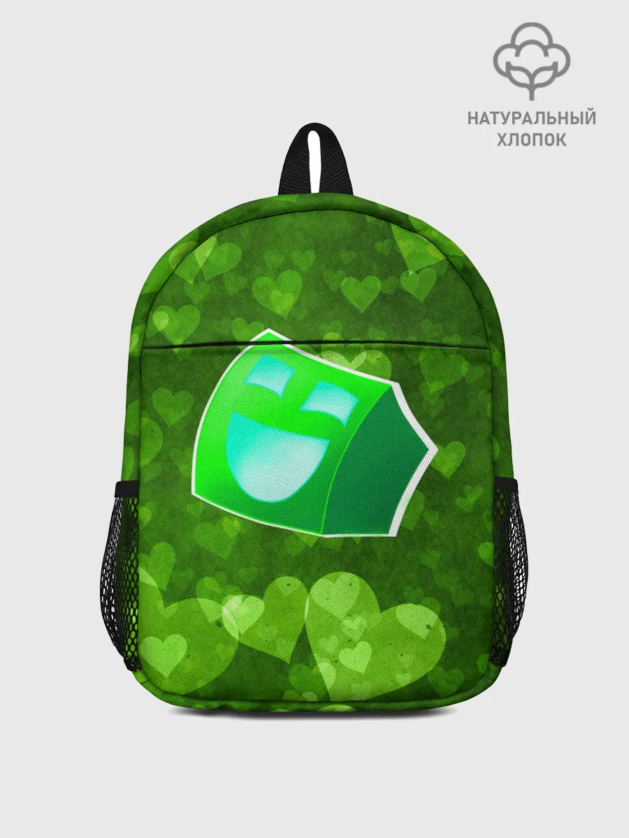 Рюкзак детский / Geometry Dash | Green Love