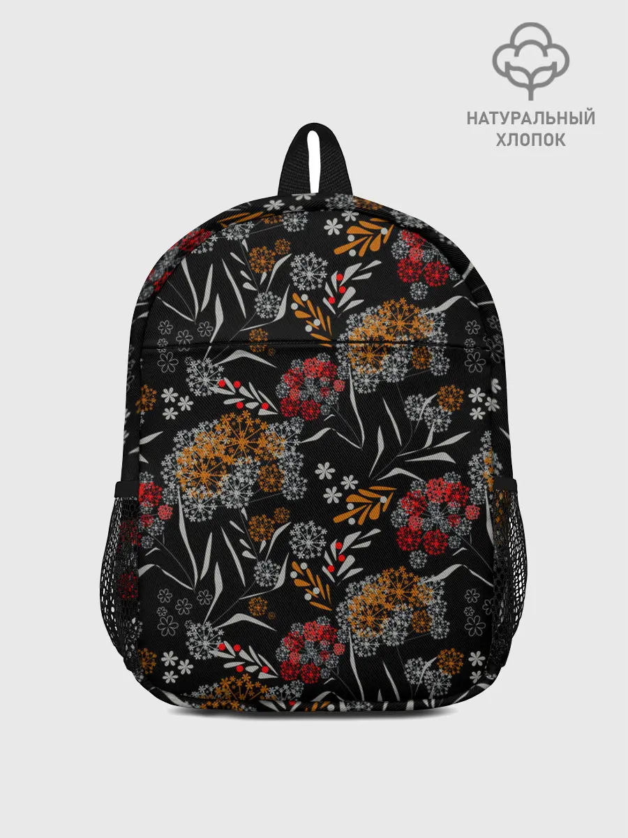 Рюкзак детский / Цветочный модный узор