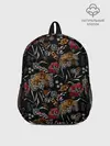 Рюкзак детский / Цветочный модный узор