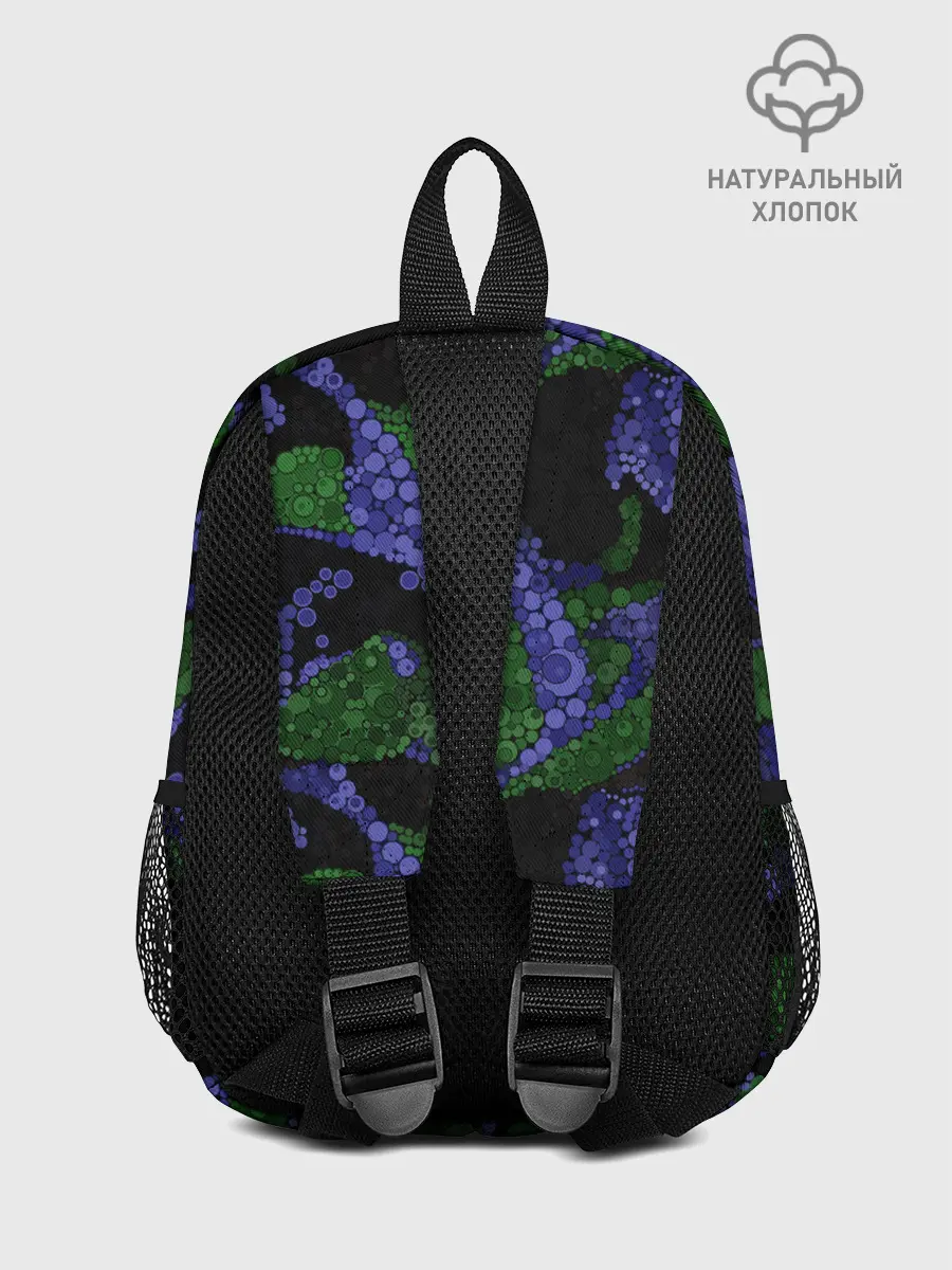 Рюкзак детский / Абстрактный темный в горох