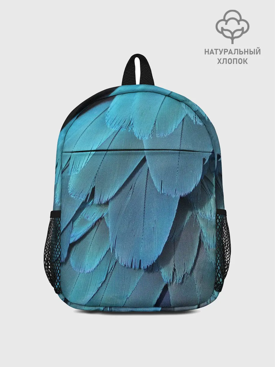 Рюкзак детский / Перья попугая