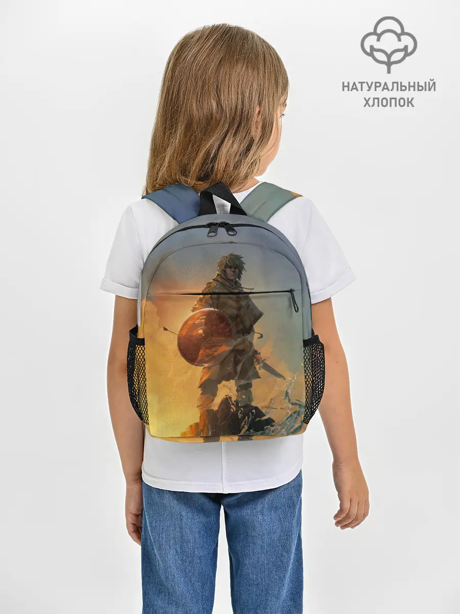Рюкзак детский / Винланд стоит на скале сага
