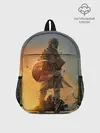 Рюкзак детский / Винланд стоит на скале сага