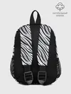Рюкзак детский / Черно-белый полосатый тигровый