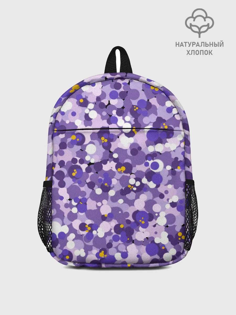 Рюкзак детский / Анютины глазки узор