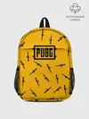 Рюкзак детский / PUBG АВТОМАТЫ ПАТТЕРН ЖЁЛТЫЙ