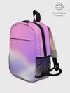 Рюкзак детский / Звёздное небо розовый закат