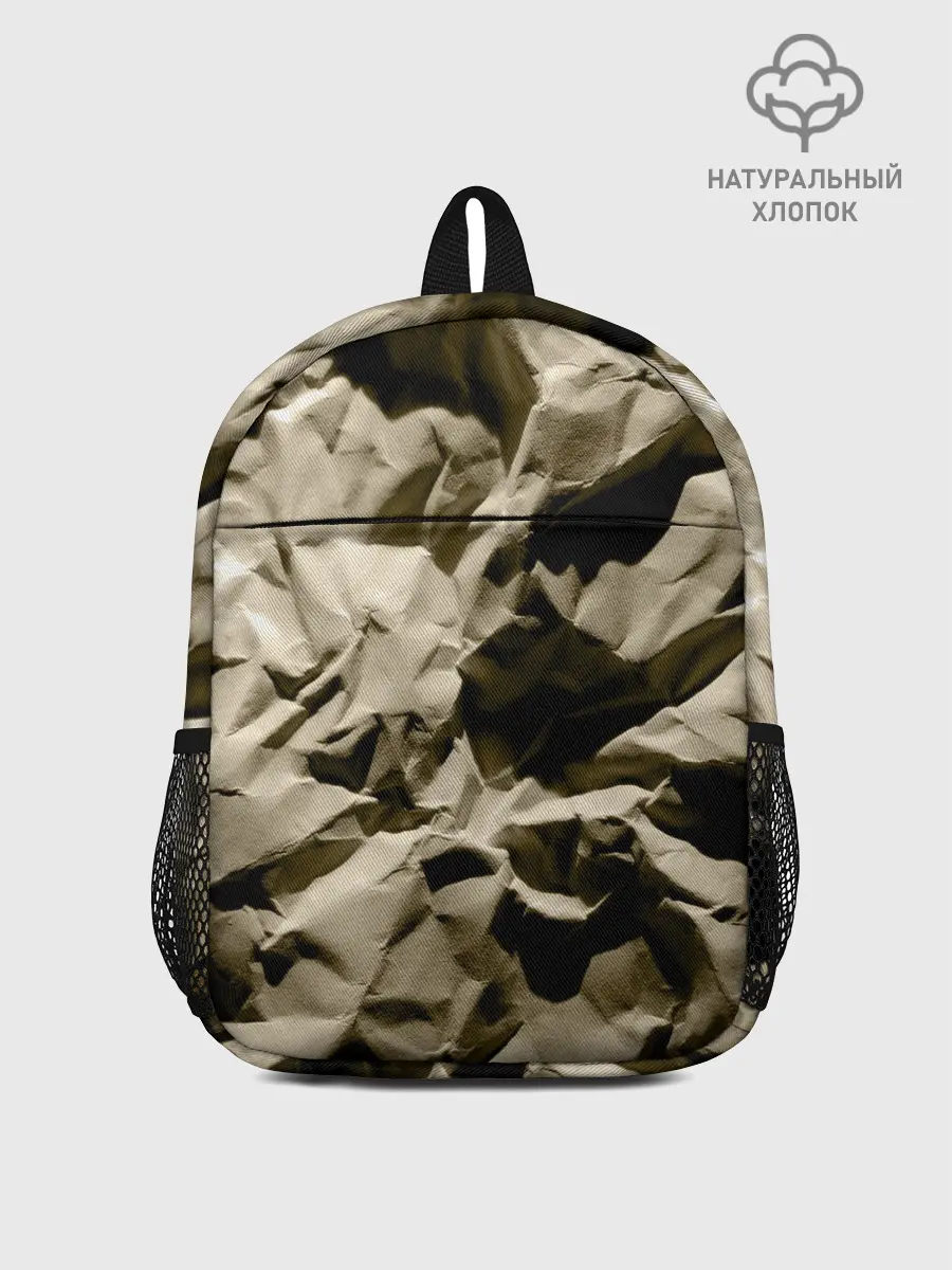 Рюкзак детский / Мягкая мятая бумага