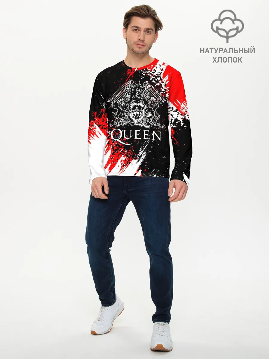 Мужской лонгслив базовый / QUEEN.