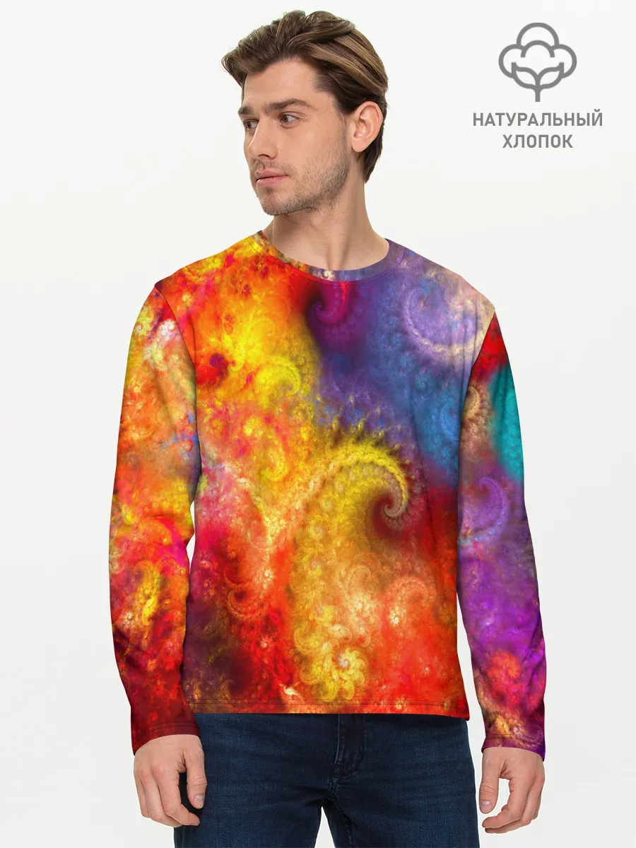Мужской лонгслив базовый / Absract