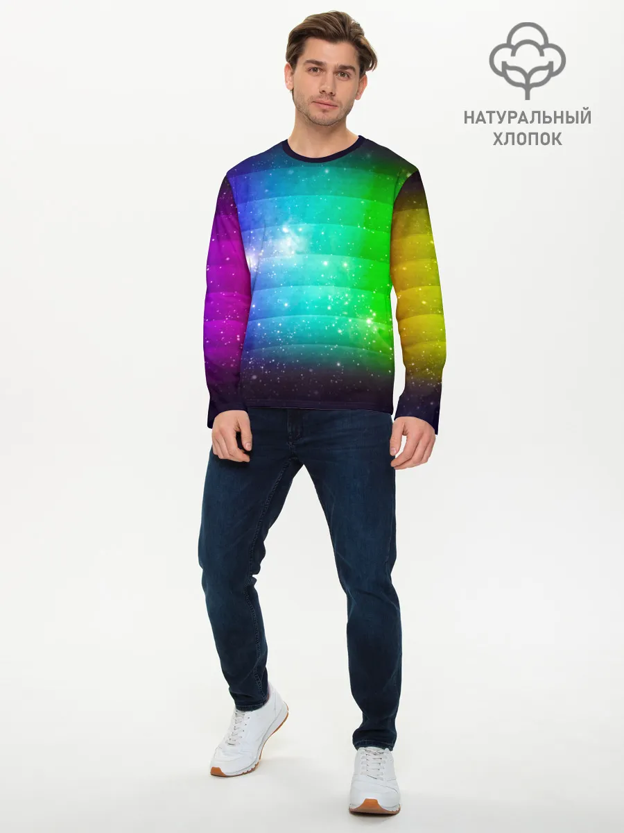 Мужской лонгслив базовый / Space