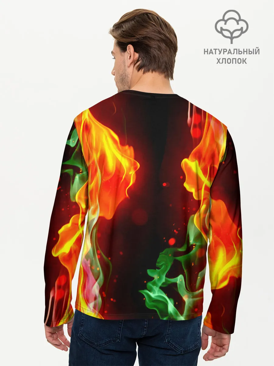 Мужской лонгслив базовый / Marshmello