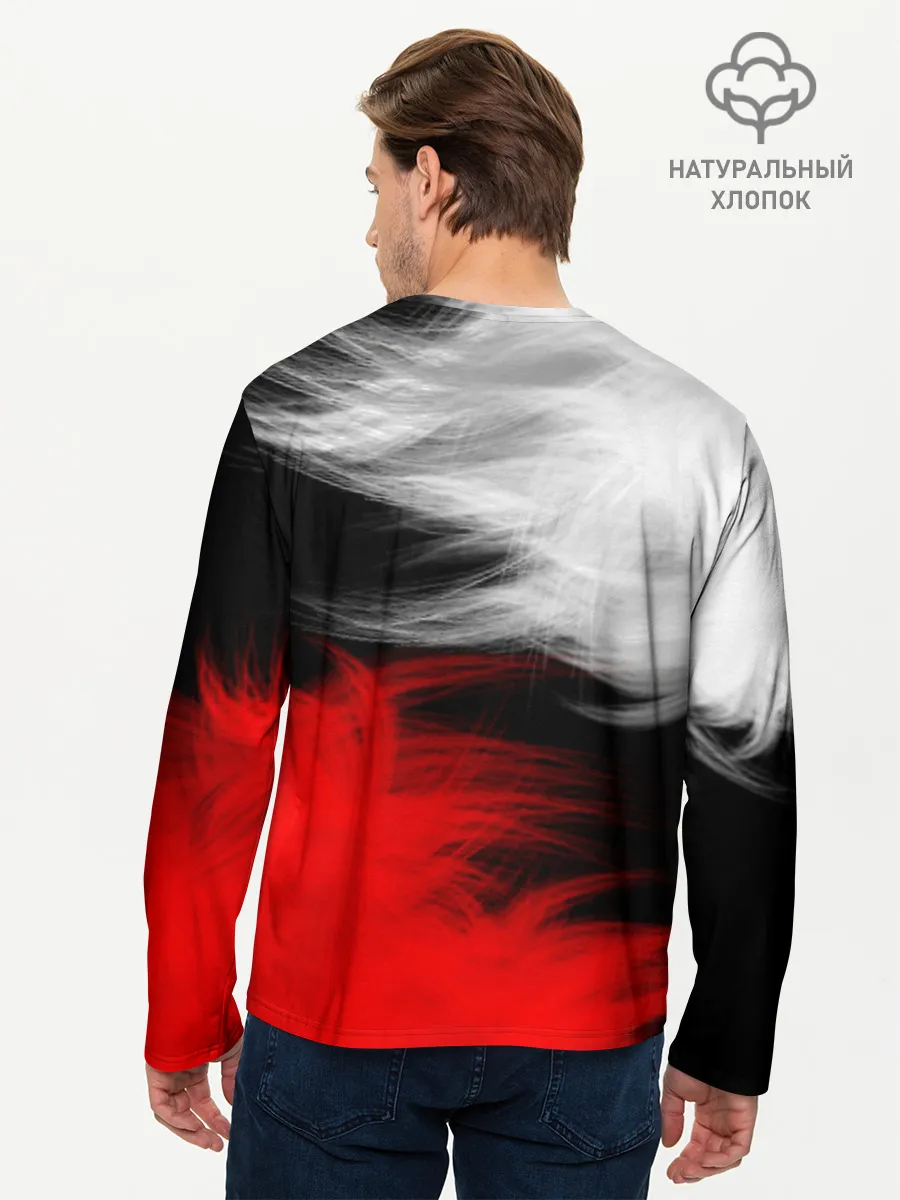 Мужской лонгслив базовый / ПЕРЬЯ