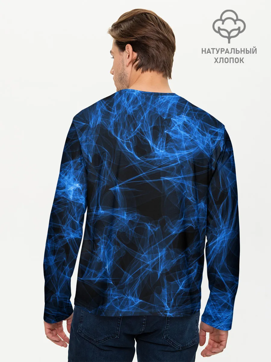 Мужской лонгслив базовый / NEON SMOKES STRIPES