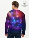 Мужской лонгслив базовый / SPACE ABSTRACT