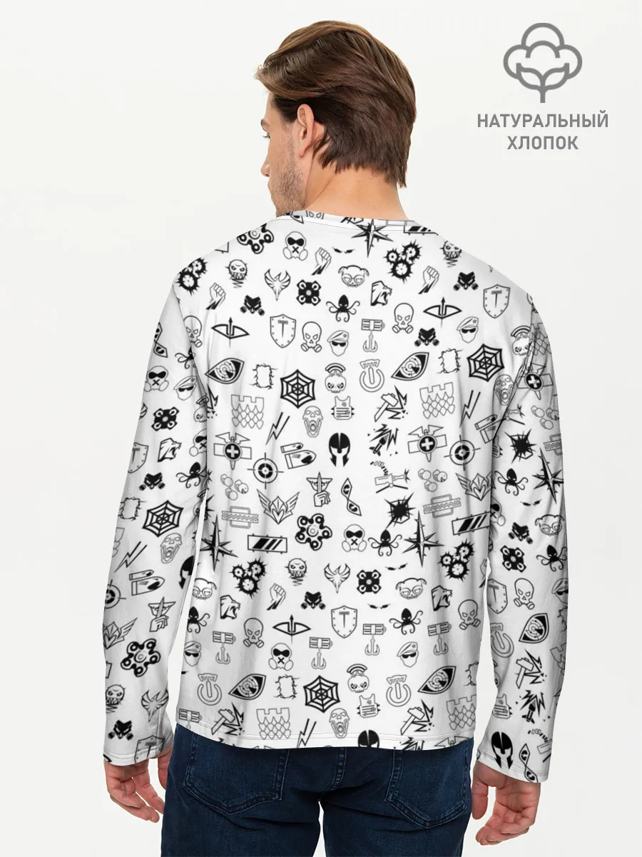 Мужской лонгслив базовый / RAINBOW SIX SIEGE | РАДУГА 6 ОСАДА | R6S