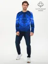 Мужской лонгслив базовый / СИНЯЯ БРОНЯ