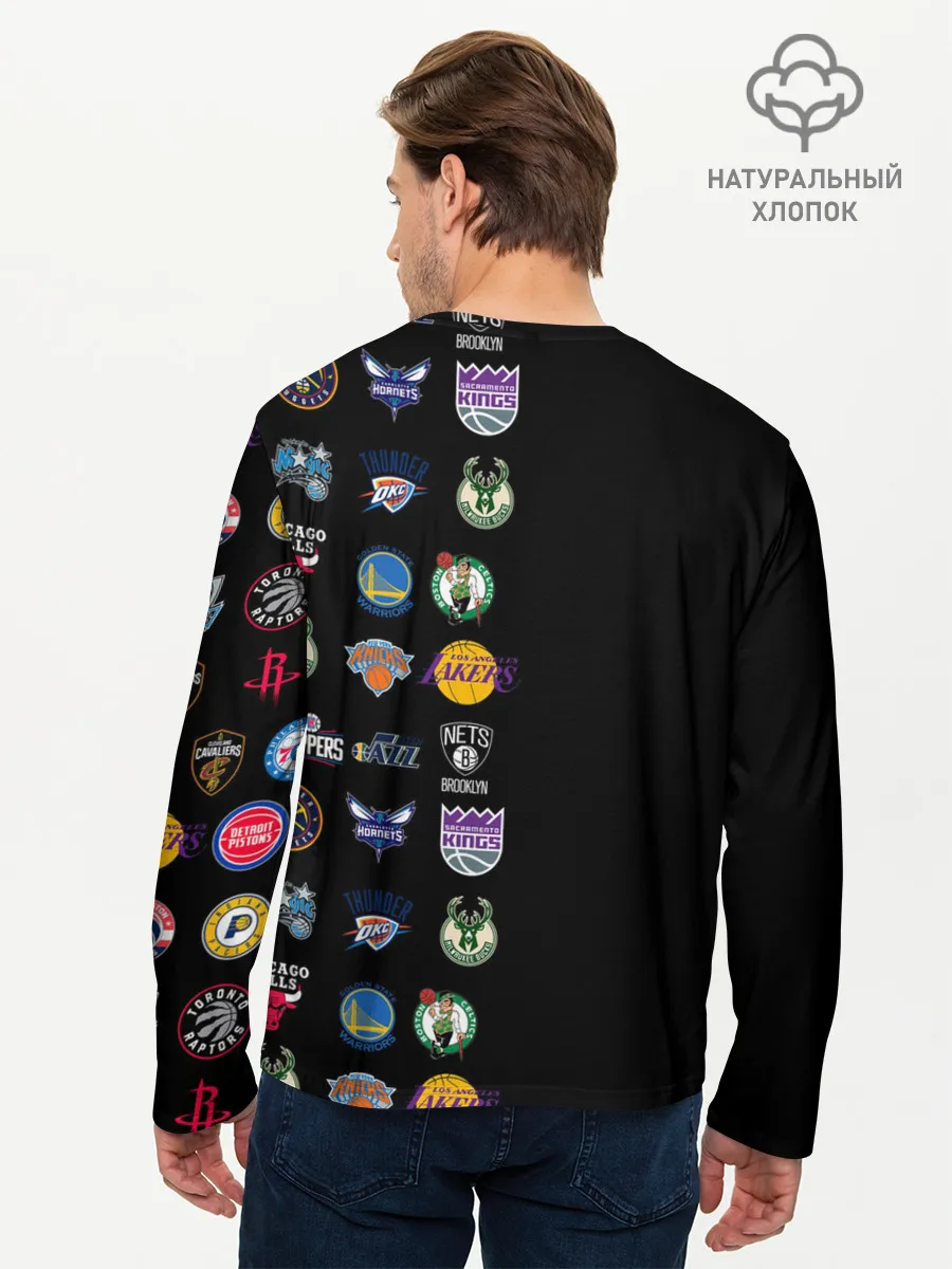Мужской лонгслив базовый / NBA