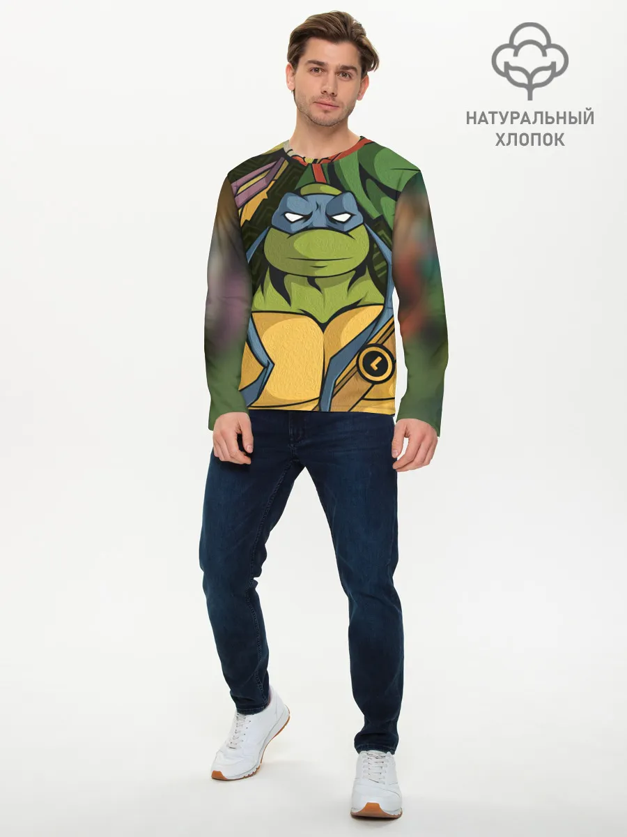 Мужской лонгслив базовый / TMNT