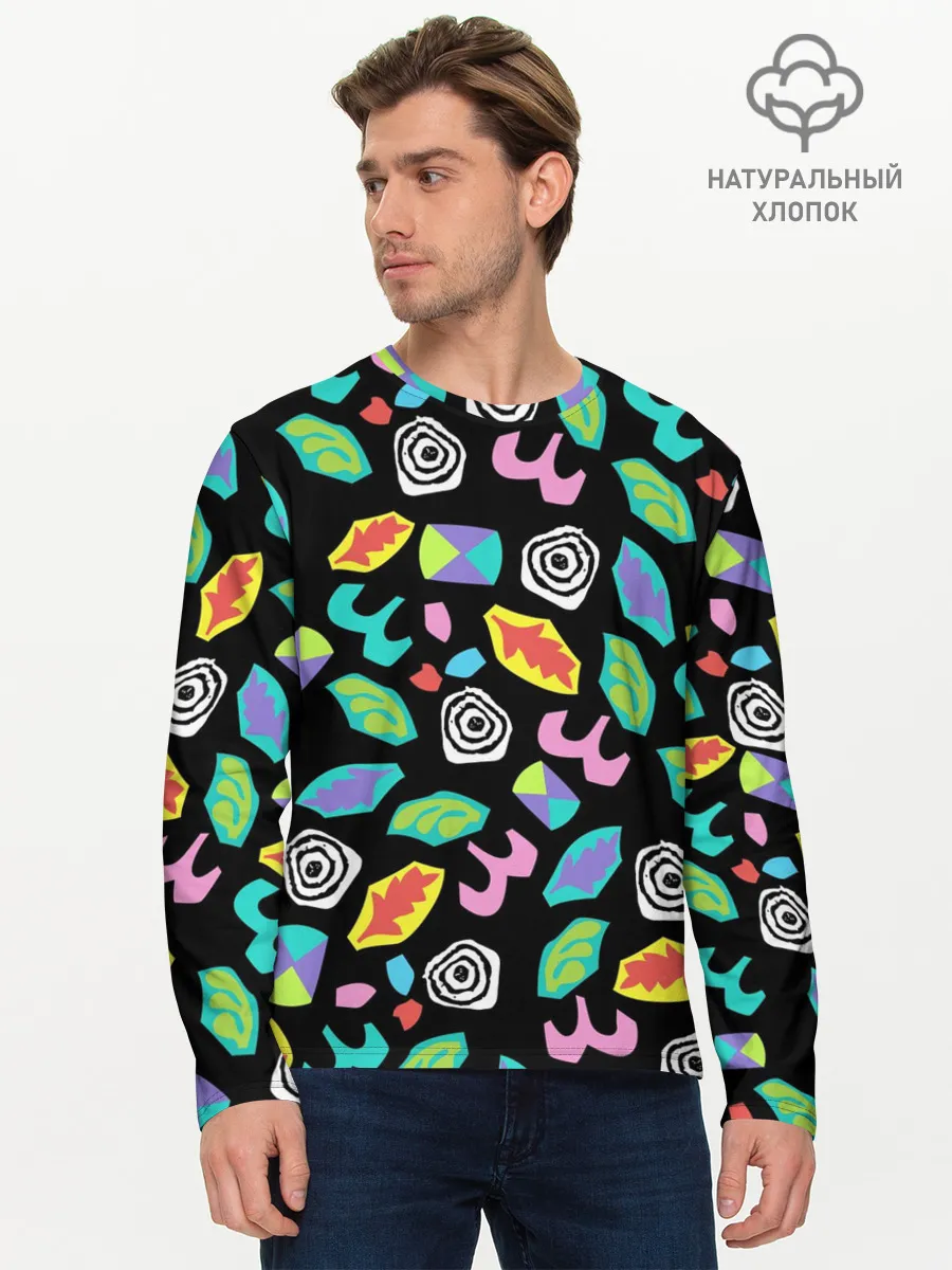 Мужской лонгслив базовый / Очень странные дела