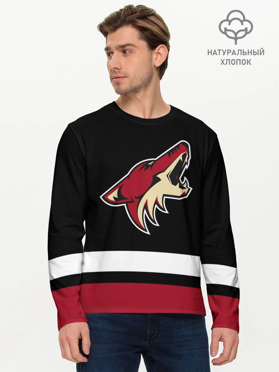 Мужской лонгслив базовый / Аризона Койотис