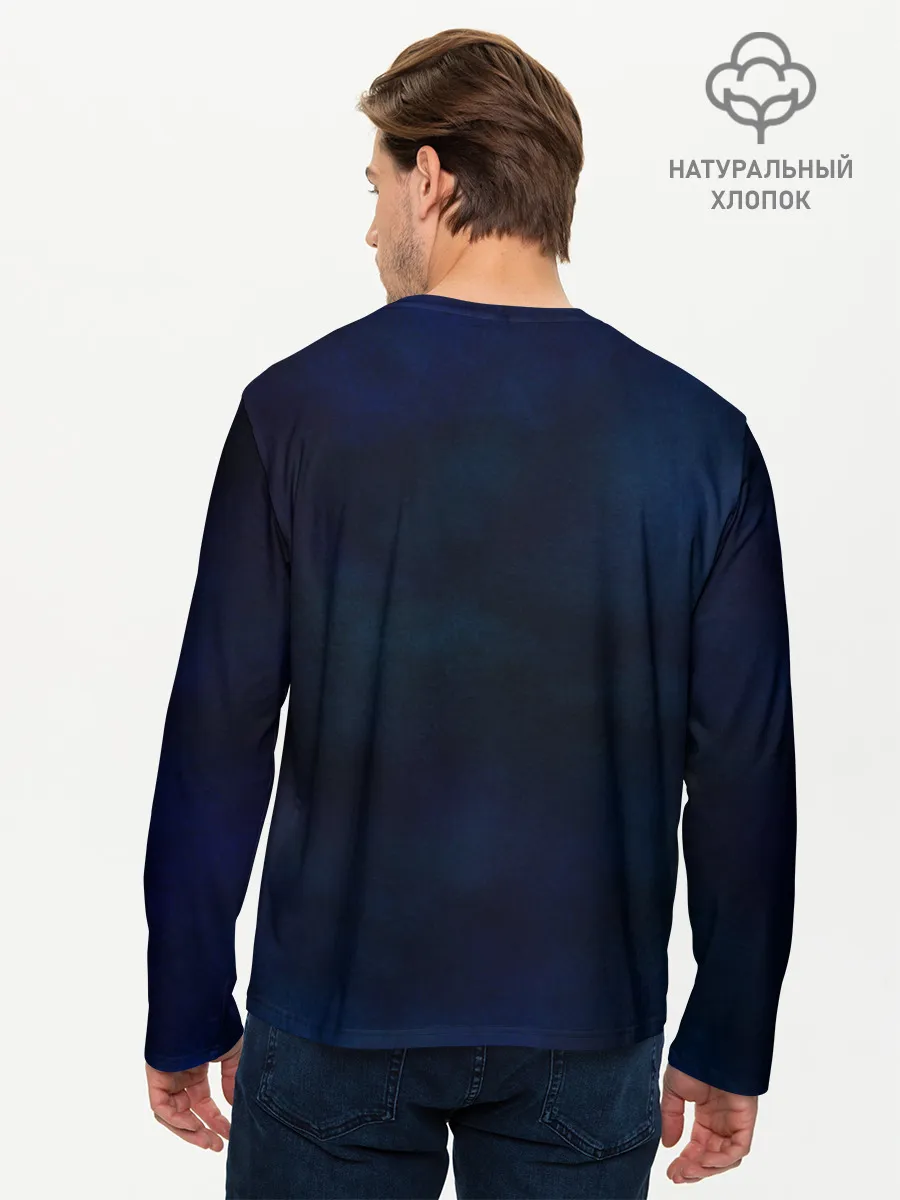 Мужской лонгслив базовый / Keep calm