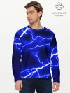 Мужской лонгслив базовый / СИНИЕ МОЛНИИ