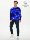 Мужской лонгслив базовый / СИНИЕ МОЛНИИ