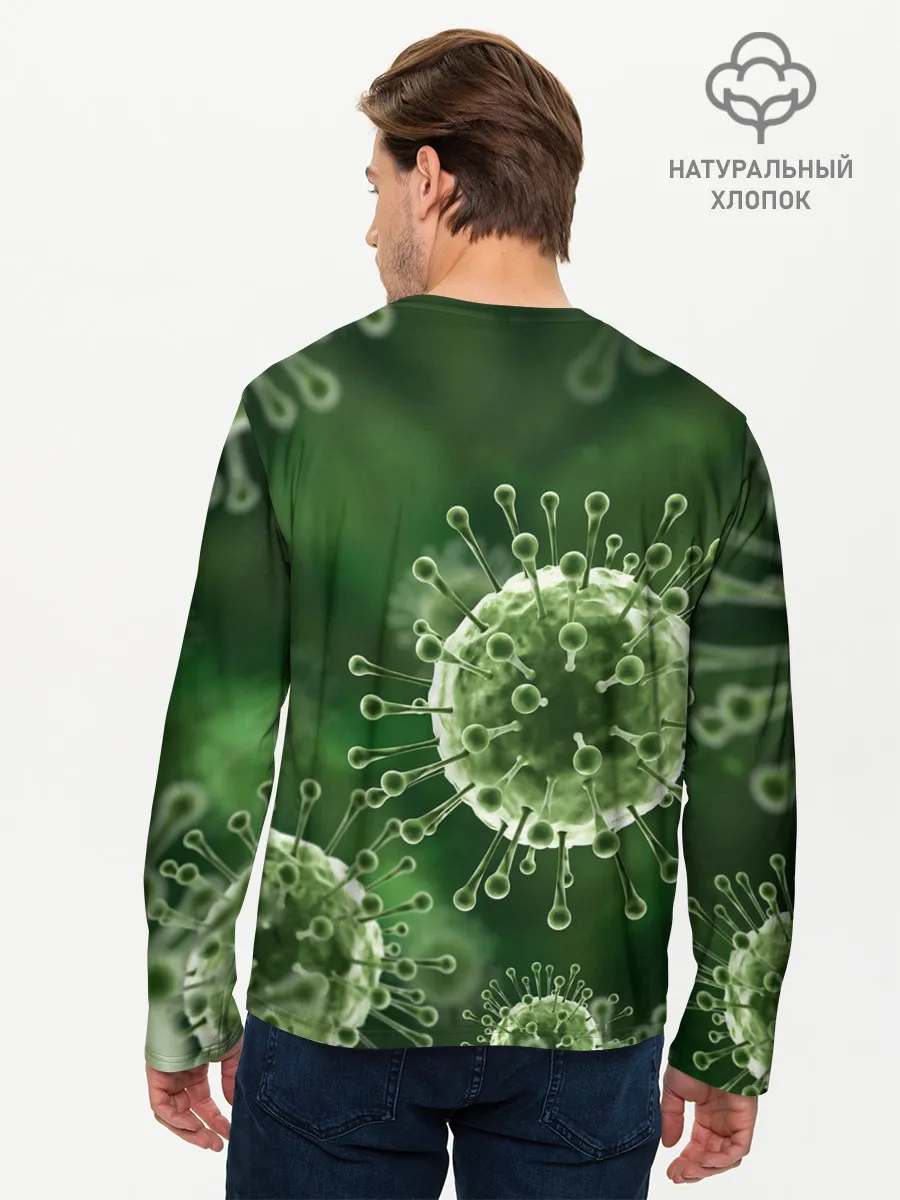 Мужской лонгслив базовый / COVID-19