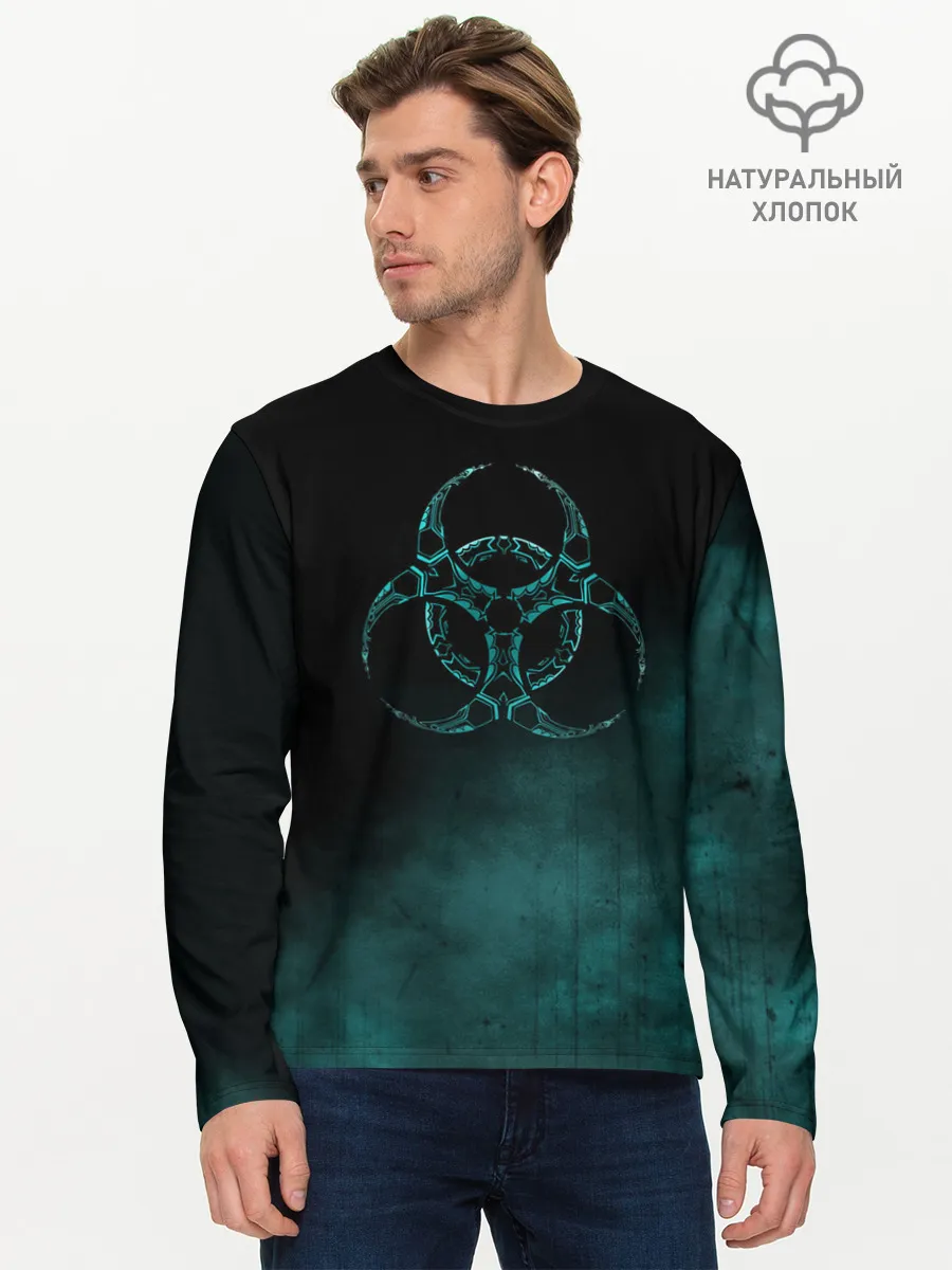 Мужской лонгслив базовый / Biohazard