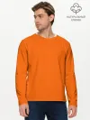 Мужской лонгслив базовый / Цвет апельсиновая корка