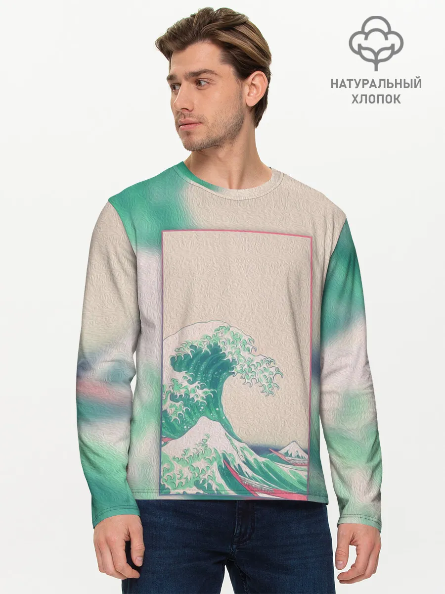 Мужской лонгслив базовый / ЯПОНИЯ