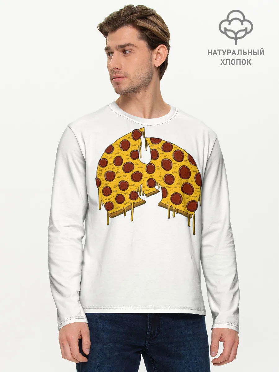 Мужской лонгслив базовый / Pizza Clan