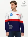 Мужской лонгслив базовый / NASA