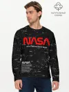 Мужской лонгслив базовый / NASA