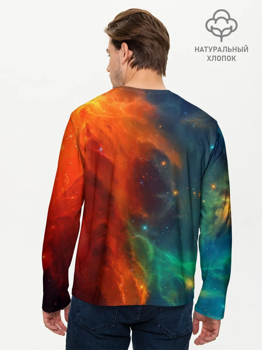 Мужской лонгслив базовый / NASA