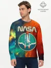 Мужской лонгслив базовый / NASA