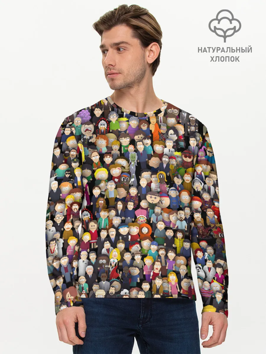 Мужской лонгслив базовый / Персонажи South Park